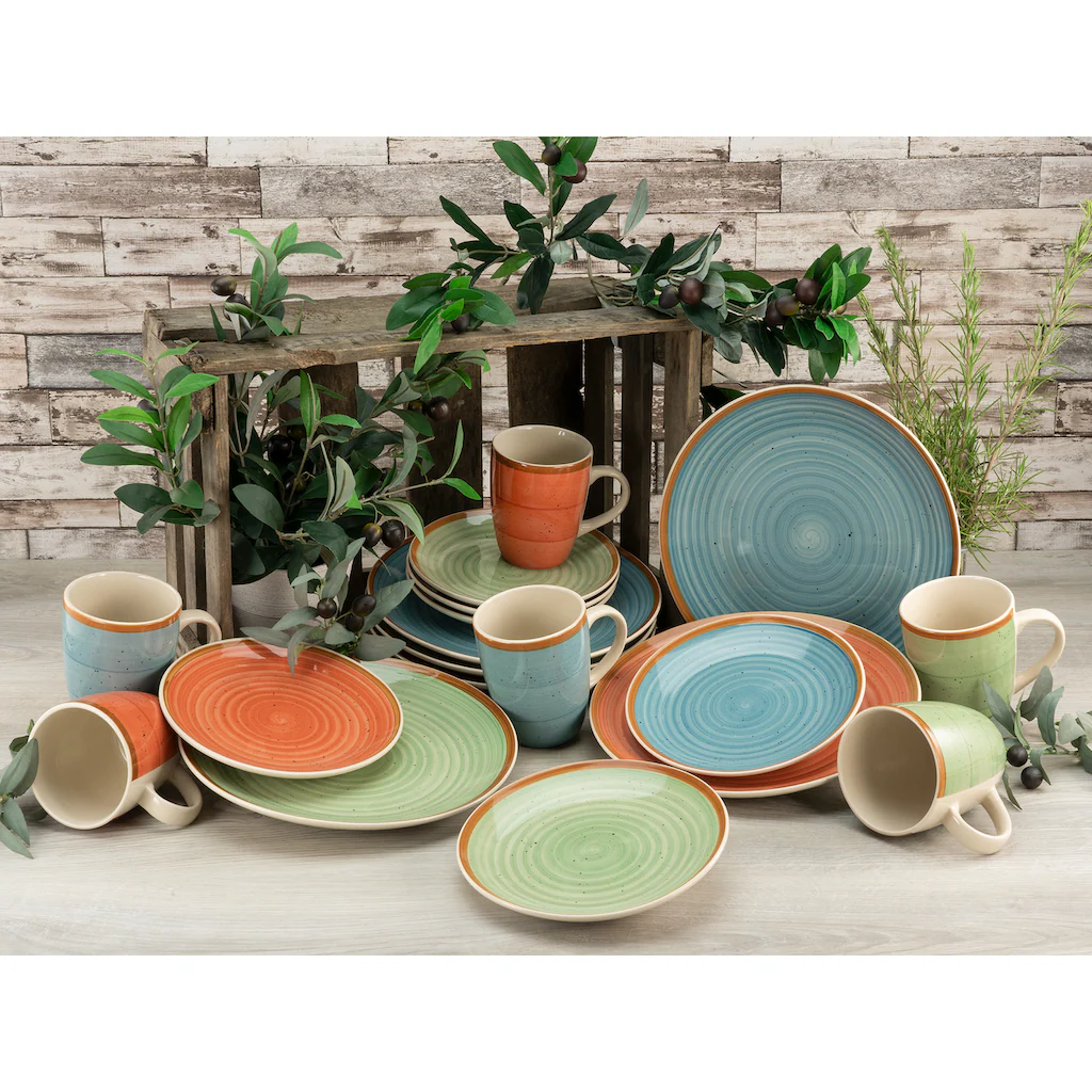 CreaTable Kombiservice »Country«, (Set, 24 tlg., Kaffeeservice und Tafelservice im Set, für 6 Personen), Service, Spiraldekor CreaTable Kombiservice »Country«, (Set, 24 Tlg., Kaffeeservice Und Tafelservice Im Set, Für 6 Personen), Service, Spiraldekor -Erstellbar Geschäft 03ab9658f3e0ab0783a25f7d7416f4ad