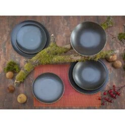 CreaTable Tafelservice »Rusty«, (Set, 12 Tlg., Teller Set Für 4 Personen), Service, Seidenmatte Glasur -Erstellbar Geschäft 06f3c0a376a806b7bd53ae97f91f9010