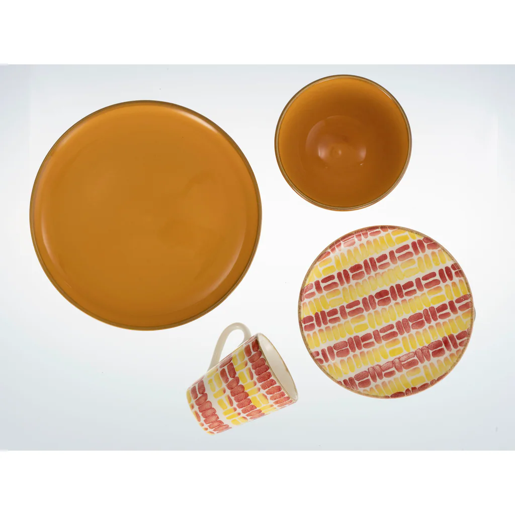 CreaTable Kombiservice »Marbella«, (Set, 16 tlg., Kaffeeservice und Tafelservice im Set, für 4 Personen), Service, südländisches Dekor, Made in Europe CreaTable Kombiservice »Marbella«, (Set, 16 Tlg., Kaffeeservice Und Tafelservice Im Set, Für 4 Personen), Service, Südländisches Dekor, Made In Europe -Erstellbar Geschäft 099153c345b31ce33f3a702739613d8e