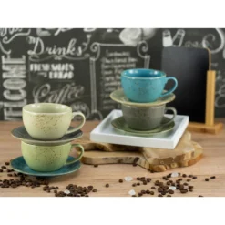 CreaTable Cappuccinotasse »Kaffeetasse NATURE COLLECTION«, (Set, 8 Tlg.), Tassen Set, Naturfarben Mit Sprenkel, 4 Tassen, 4 Untertassen 5 CreaTable Cappuccinotasse »Kaffeetasse NATURE COLLECTION«, (Set, 8 Tlg.), Tassen Set, Naturfarben Mit Sprenkel, 4 Tassen, 4 Untertassen -Erstellbar Geschäft 11ceca134091c56b560e06be4d07a834