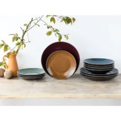 CreaTable Tafelservice »Marrakesch«, (Set, 12 Tlg., Teller Set Für 4 Personen), Service, Hochwertige, Glänzende Spezialglasur Mit Vintage Aussenrand 7 CreaTable Tafelservice »Marrakesch«, (Set, 12 Tlg., Teller Set Für 4 Personen), Service, Hochwertige, Glänzende Spezialglasur Mit Vintage Aussenrand -Erstellbar Geschäft 15edd66d6d85440c0a0b5237419049d7