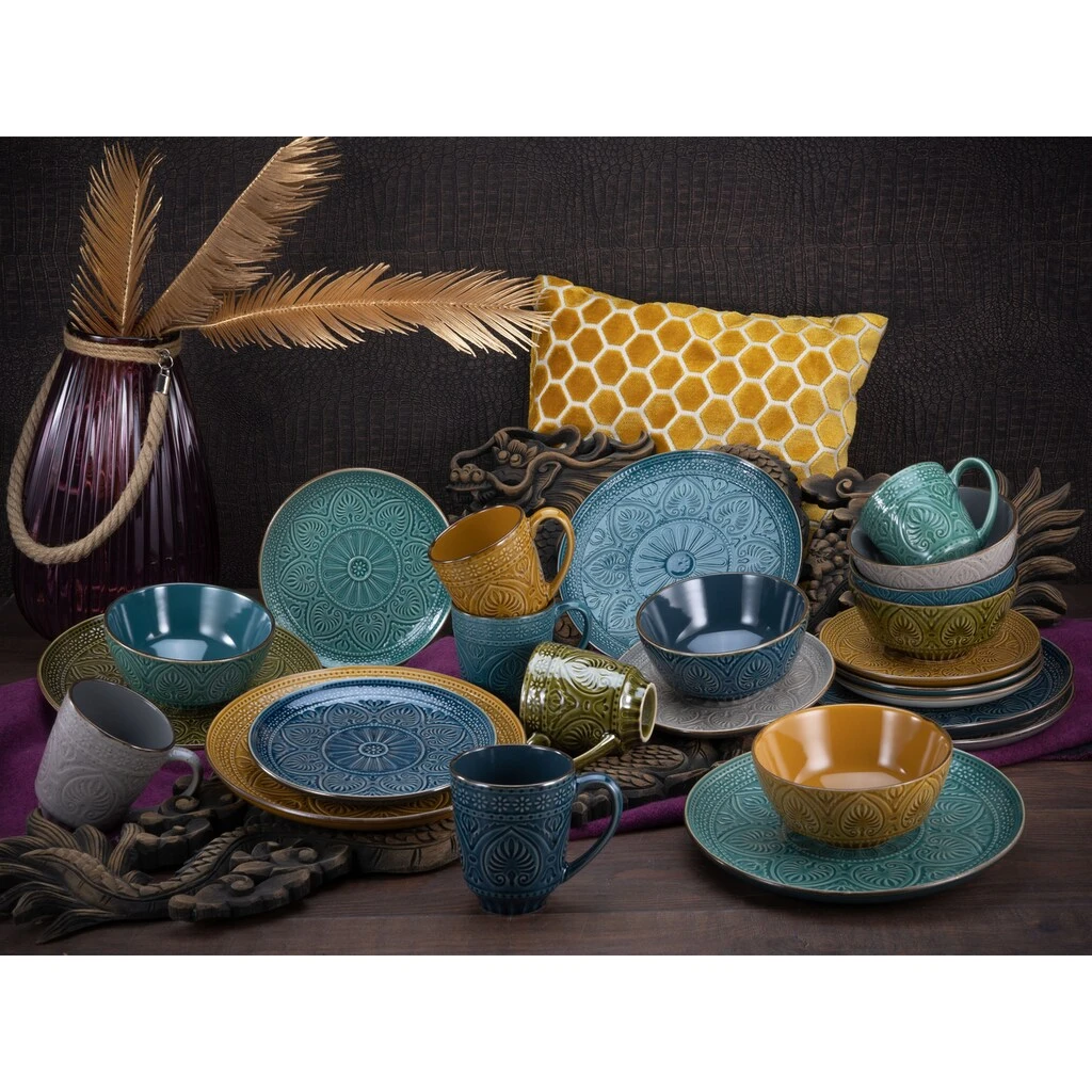 CreaTable Kombiservice »Samarkand«, (Set, 16 tlg., Kaffeeservice und Tafelservice im Set, für 4 Personen), Service, handwerklicher Charakter CreaTable Kombiservice »Samarkand«, (Set, 16 Tlg., Kaffeeservice Und Tafelservice Im Set, Für 4 Personen), Service, Handwerklicher Charakter -Erstellbar Geschäft 1e8755b1eac35b5bb0fbfb8b916a365c