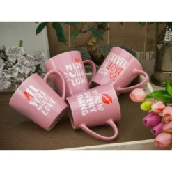 CreaTable Becher »Kaffeebecher Love Collection«, (Set, 4 Tlg.), Mit Liebeserklärung, Tassen Set, 4-teilig -Erstellbar Geschäft 26eb11eaee63f2d1127c86122d5c6140