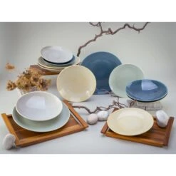 CreaTable Tafelservice »Reactive«, (Set, 12 Tlg., Teller Set Für 4 Personen), Service, Nostalgische Spezialglasur 4 CreaTable Tafelservice »Reactive«, (Set, 12 Tlg., Teller Set Für 4 Personen), Service, Nostalgische Spezialglasur -Erstellbar Geschäft 2918a441fd24f586a81e18cee44fd979