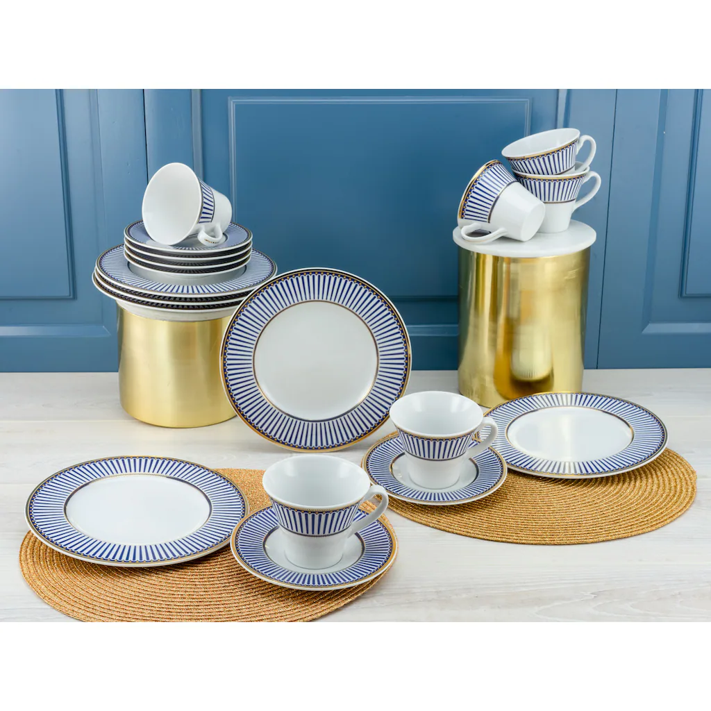 CreaTable Kaffeeservice »Noblesse«, (Set, 18 tlg., Kaffeegeschirr für 6 Personen), Service, hochwertige, festliche Anmutung, Echtgold-Anteil CreaTable Kaffeeservice »Noblesse«, (Set, 18 Tlg., Kaffeegeschirr Für 6 Personen), Service, Hochwertige, Festliche Anmutung, Echtgold-Anteil -Erstellbar Geschäft 37cf39ce901f5774058b16ad4659916f