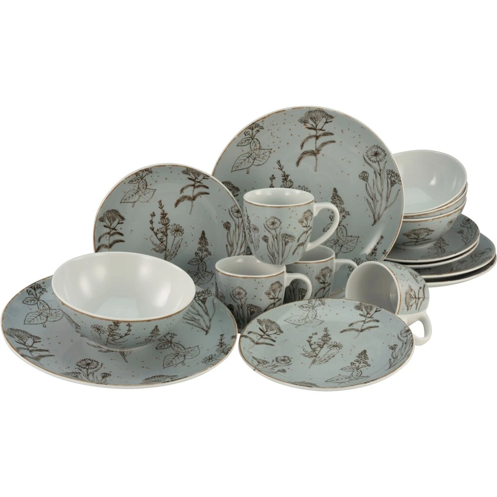 CreaTable Kombiservice »Vintage Flowers«, (Set, 16 tlg., Kaffeeservice und Tafelservice im Set, für 4 Personen), Service, Dekor mit getrockneten Blüten und Gräsern, Made in Europe CreaTable Kombiservice »Vintage Flowers«, (Set, 16 Tlg., Kaffeeservice Und Tafelservice Im Set, Für 4 Personen), Service, Dekor Mit Getrockneten Blüten Und Gräsern, Made In Europe -Erstellbar Geschäft 383c1f3314ad98beb701c4f91f02bd8b