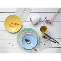 CreaTable Kombiservice »Nice Cream«, (Set, 16 Tlg., Kaffeeservice Und Tafelservice Im Set, Für 4 Personen), Service, Pastellfarben -Erstellbar Geschäft 39da1fb4e32b6d1237746b17ea593a79