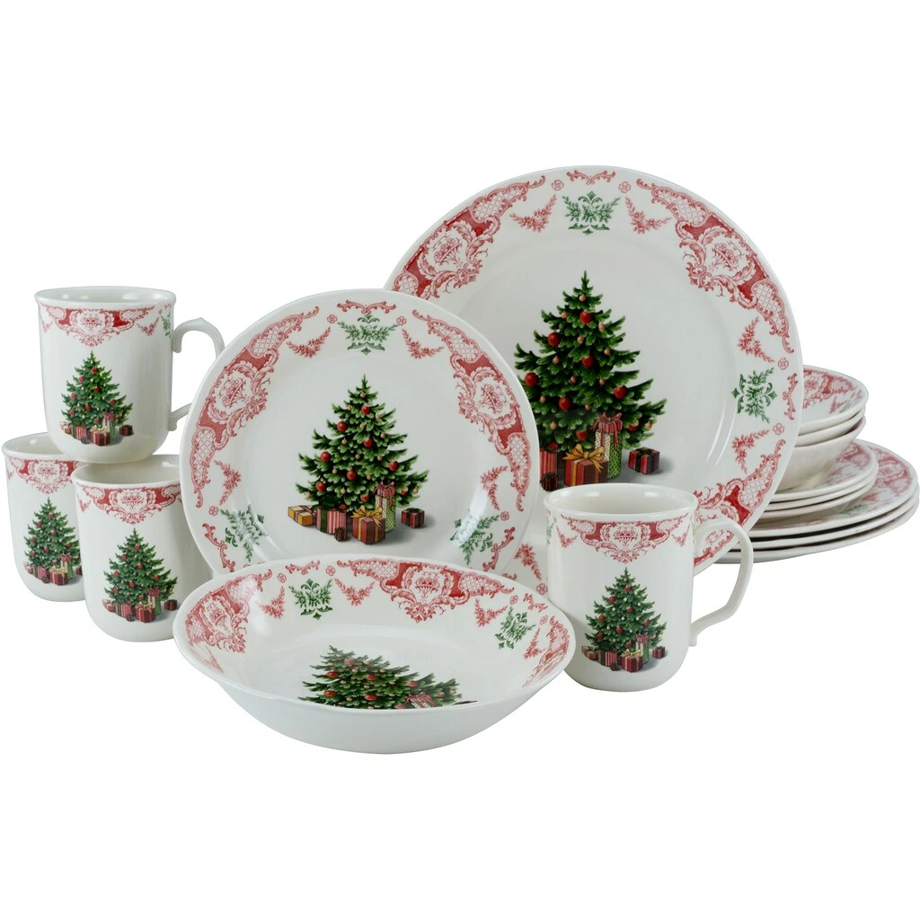 CreaTable Kombiservice »Season Greeting«, (16 tlg., Kaffeeservice und Tafelservice im Set, für 4 Personen), Service, traditionelles Weihnachtsmotiv CreaTable Kombiservice »Season Greeting«, (16 Tlg., Kaffeeservice Und Tafelservice Im Set, Für 4 Personen), Service, Traditionelles Weihnachtsmotiv -Erstellbar Geschäft 3e861deb176e5f401c74f35165173906