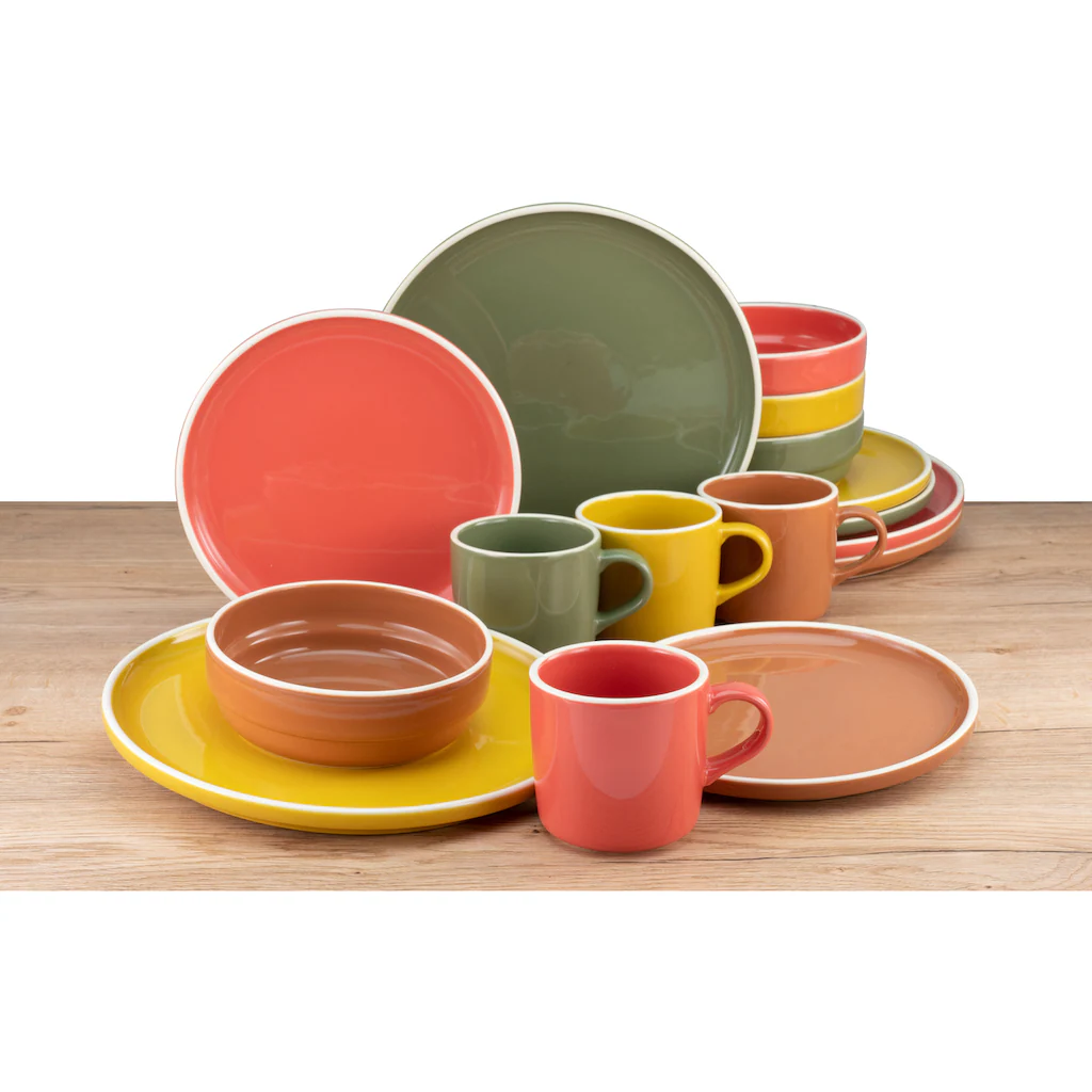 CreaTable Kombiservice »Stack«, (Set, 16 tlg., Kaffeeservice und Tafelservice im Set, für 4 Personen), Service, skandinavische Form, glänzende Oberfläche, vier Naturfarben CreaTable Kombiservice »Stack«, (Set, 16 Tlg., Kaffeeservice Und Tafelservice Im Set, Für 4 Personen), Service, Skandinavische Form, Glänzende Oberfläche, Vier Naturfarben -Erstellbar Geschäft 3f5627024f27b0f10d9f2d7771cb7533