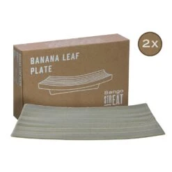 CreaTable Servierplatte »Banana Leaf«, (Set, 2 Tlg.), Servier Set, Topaktueller „Street Food“ Trend -Erstellbar Geschäft 449483c8d62ee3e638a06d4fb1d4658d