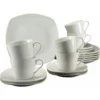 CreaTable Kaffeeservice »Amelie«, (Set, 18 Tlg., Kaffeegeschirr Für 6 Personen), Service, Weiß, Mikrowellengeeignet