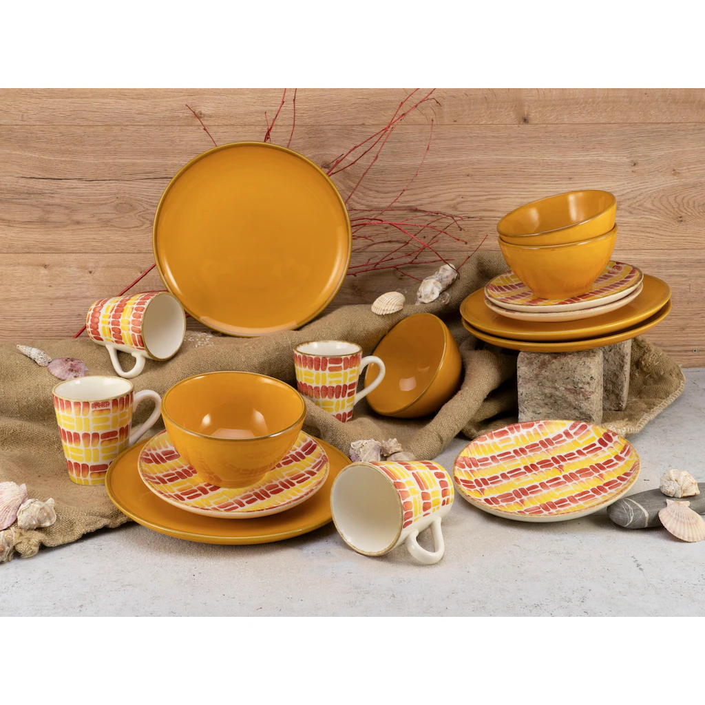 CreaTable Kombiservice »Marbella«, (Set, 16 tlg., Kaffeeservice und Tafelservice im Set, für 4 Personen), Service, südländisches Dekor, Made in Europe CreaTable Kombiservice »Marbella«, (Set, 16 Tlg., Kaffeeservice Und Tafelservice Im Set, Für 4 Personen), Service, Südländisches Dekor, Made In Europe -Erstellbar Geschäft 462640eabcb7ffd4de4409cd7e2ad8b7