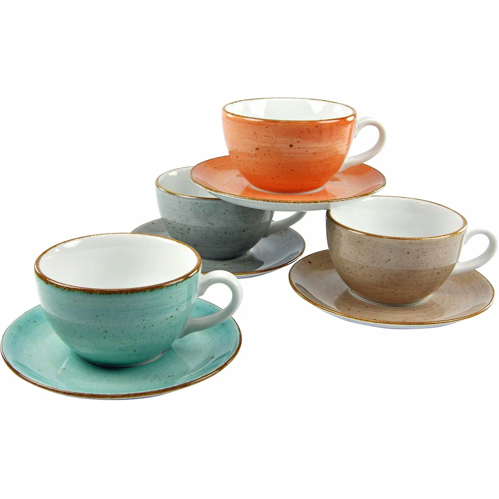 CreaTable Cappuccinotasse »Kaffeetasse VINTAGE NATURE«, (Set, 8 tlg.), Tassen Set, 4 Tassen, 4 Untertassen CreaTable Cappuccinotasse »Kaffeetasse VINTAGE NATURE«, (Set, 8 Tlg.), Tassen Set, 4 Tassen, 4 Untertassen -Erstellbar Geschäft 476aa68e31ea7d1e1d08ac292625a2bc