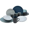 CreaTable Kombiservice »Meeresbrise«, (Set, 16 Tlg., Kaffeeservice Und Tafelservice Im Set, Für 4 Personen), Service, Einzigartige Optik