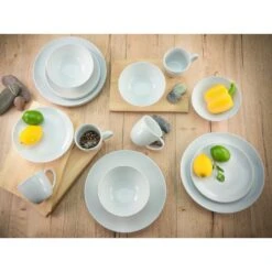 CreaTable Kombiservice »Bistrot«, (Set, 16 Tlg., Kaffeeservice Und Tafelservice Im Set, Für 4 Personen), Service, Weiß, Profi-Qualität, Zeitlos U. Funktionell, Made In Europe -Erstellbar Geschäft 511f541ed6e30a38aa5ae7e6b79b4fb3