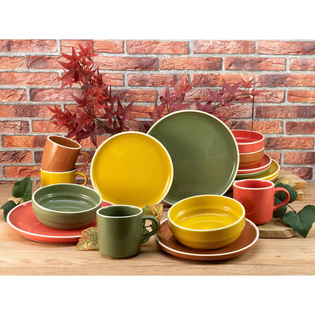 CreaTable Kombiservice »Stack«, (Set, 16 tlg., Kaffeeservice und Tafelservice im Set, für 4 Personen), Service, skandinavische Form, glänzende Oberfläche, vier Naturfarben CreaTable Kombiservice »Stack«, (Set, 16 Tlg., Kaffeeservice Und Tafelservice Im Set, Für 4 Personen), Service, Skandinavische Form, Glänzende Oberfläche, Vier Naturfarben -Erstellbar Geschäft 59a8ab55dcb414e7ce1672d1cc795b6b