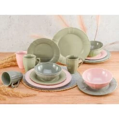 CreaTable Kombiservice »Flora Colors«, (Set, 16 Tlg., Kaffeeservice Und Tafelservice Im Set, Für 4 Personen), Service, Traditionelle Form Im Landhausstil, Festoniert Und Mit Relief 4 CreaTable Kombiservice »Flora Colors«, (Set, 16 Tlg., Kaffeeservice Und Tafelservice Im Set, Für 4 Personen), Service, Traditionelle Form Im Landhausstil, Festoniert Und Mit Relief -Erstellbar Geschäft 649c51cdde0247e5e004b89c236d7353