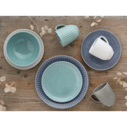 CreaTable Kombiservice »Allegra«, (Set, 16 Tlg., Kaffeeservice Und Tafelservice Im Set, Für 4 Personen), Service, Topaktuelle Coupeform, Nostalgisches Relief, Made In Europe -Erstellbar Geschäft 67a7d34b3fe08a0a347ce8b66e7bd4c2