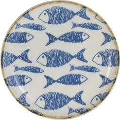 CreaTable Kombiservice »Faro«, (Set, 16 Tlg., Kaffeeservice Und Tafelservice Im Set, Für 4 Personen), Service, Mit Fisch-Dekor, Made In Europe -Erstellbar Geschäft 6b7fd3d8fb4f6ac7b7420bea81f97108