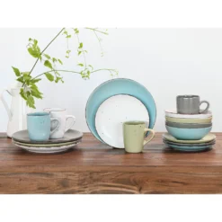 CreaTable Kombiservice »Fashion«, (Set, 16 Tlg., Kaffeeservice Und Tafelservice Im Set, Für 4 Personen), Service, Vintage-Look -Erstellbar Geschäft 6cd135a65e1107764836dc741faf32b5