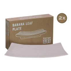 CreaTable Servierplatte »Banana Leaf«, (Set, 2 Tlg.), Servier Set, Weiß, Topaktueller „Street Food“ Trend -Erstellbar Geschäft 73d0350e42bc8850c9224d1050863897
