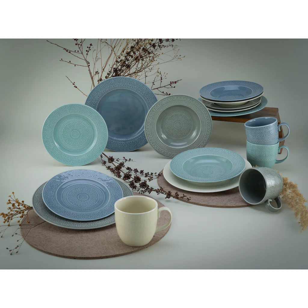 CreaTable Kombiservice »Classico colors«, (Set, 16 tlg., Kaffeeservice und Tafelservice im Set, für 4 Personen), Service, neue Fahnenform mit ausdrucksstarkem Relief, Made in Europe CreaTable Kombiservice »Classico Colors«, (Set, 16 Tlg., Kaffeeservice Und Tafelservice Im Set, Für 4 Personen), Service, Neue Fahnenform Mit Ausdrucksstarkem Relief, Made In Europe -Erstellbar Geschäft 75523bdf17374bbb5dde2a935037c249