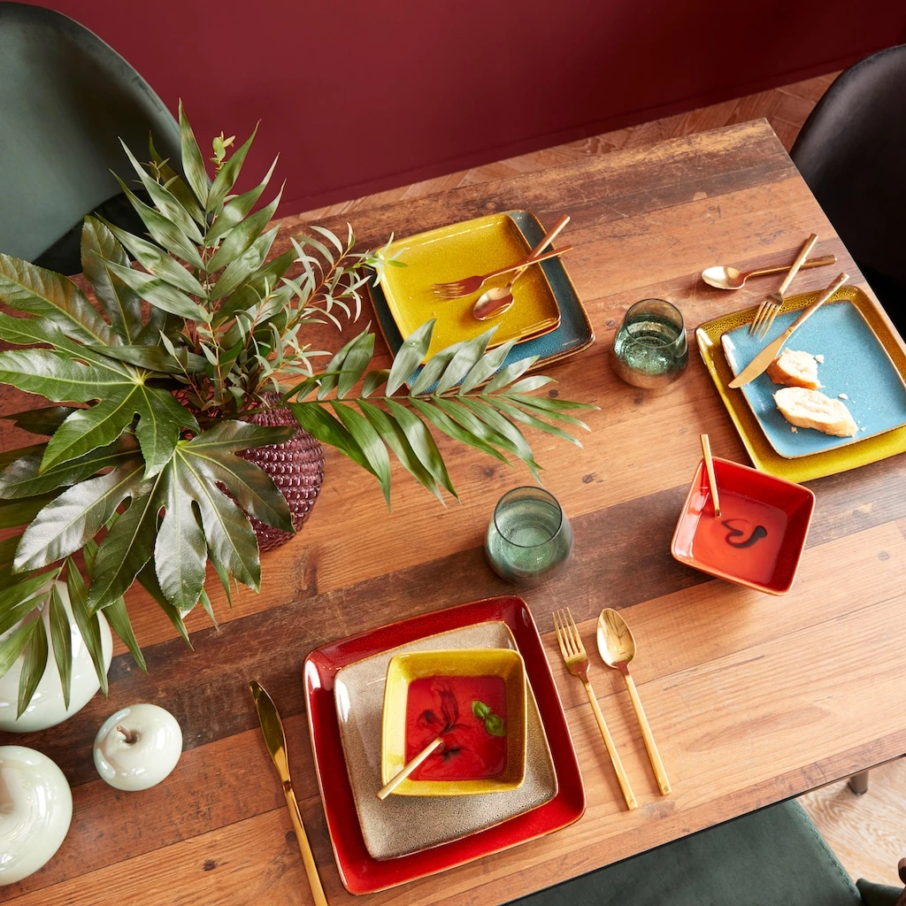 CreaTable Kombiservice »Retro Style«, (Set, 16 tlg., Kaffeeservice und Tafelservice im Set, für 4 Personen), Service, quadratische Form CreaTable Kombiservice »Retro Style«, (Set, 16 Tlg., Kaffeeservice Und Tafelservice Im Set, Für 4 Personen), Service, Quadratische Form -Erstellbar Geschäft 77678954d7f5daf3646dac58cfc31833