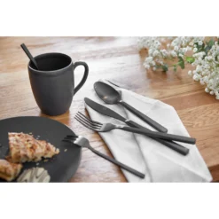 CreaTable Kombiservice »Soft Touch Black«, (Set, 20 Tlg., Kaffeeservice Und Tafelservice Im Set, Für 4 Personen), Service, Schwarz, Seidenmatte Glasur, Made In Europe -Erstellbar Geschäft 7904d68842f150086c969ffde0d16828