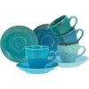 CreaTable Espressotasse »Kaffeetasse NATURE COLLECTION Aqua«, (Set, 8 Tlg.), Tassen Set, Aktuelle Blautöne Mit Sprenkel, 4 Tassen, 4 Untertassen 1 CreaTable Espressotasse »Kaffeetasse NATURE COLLECTION Aqua«, (Set, 8 Tlg.), Tassen Set, Aktuelle Blautöne Mit Sprenkel, 4 Tassen, 4 Untertassen -Erstellbar Geschäft 7ac3cb777903101d02944fa767d31848