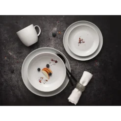 CreaTable Kombiservice »Allround«, (Set, 10 Tlg., Kaffeeservice Und Tafelservice Im Set, Für 2 Personen), Service, Weiß, Trendig Und Zeitlos Zugleich, Made In Europe -Erstellbar Geschäft 8060a0a0e7ab52cd0cf1cda87153c883