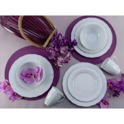 CreaTable Kombiservice »Flora«, (Set, 16 Tlg., Kaffeeservice Und Tafelservice Im Set, Für 4 Personen), Service, Weiß, Traditionelle Form Im Landhausstil, Made In Europe -Erstellbar Geschäft 8cadc43d05554222a145959b3f65ed88