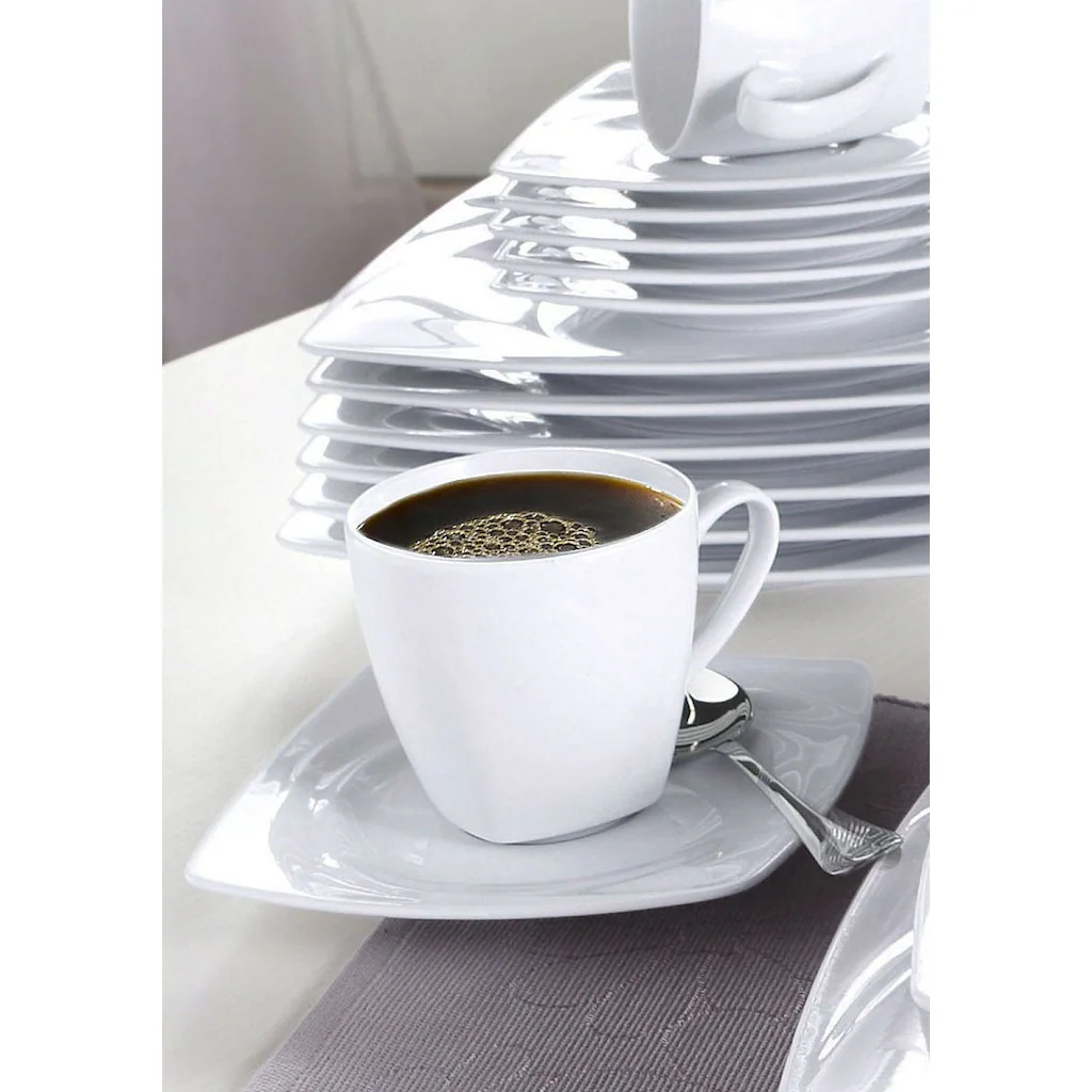 CreaTable Kaffeeservice »Celebration«, (Set, 18 tlg., Kaffeegeschirr für 6 Personen), Service, weiß, außergewöhnliche Geometrie, spülmaschinenfest CreaTable Kaffeeservice »Celebration«, (Set, 18 Tlg., Kaffeegeschirr Für 6 Personen), Service, Weiß, Außergewöhnliche Geometrie, Spülmaschinenfest -Erstellbar Geschäft 8dfa0de11e6b67036cbc1958548e216c
