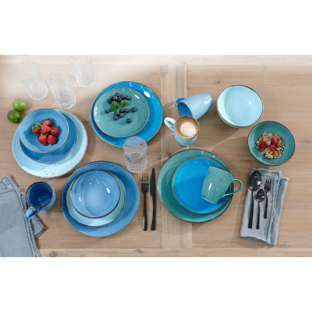 CreaTable Kombiservice »NATURE COLLECTION Aqua«, (Set, 16 tlg., Kaffeeservice und Tafelservice im Set, für 4 Personen), Service, Trendaktuelle Blau-Töne CreaTable Kombiservice »NATURE COLLECTION Aqua«, (Set, 16 Tlg., Kaffeeservice Und Tafelservice Im Set, Für 4 Personen), Service, Trendaktuelle Blau-Töne -Erstellbar Geschäft 916a574f3d723ab82a63898cd05bef63