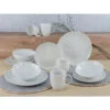 CreaTable Kombiservice »Home - Shabby Chic«, (Set, 16 Tlg., Kaffeeservice Und Tafelservice Im Set, Für 4 Personen), Service, Weiß, Leichtes Relief Im Used-und Vintage-Look, Zeitlos -Erstellbar Geschäft 95f2583cbf43c0c093ad0a089e2b34c5