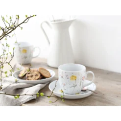 CreaTable Kombiservice »AllRound«, (Set, 10 Tlg., Kaffeeservice Und Tafelservice Im Set, Für 2 Personen), Service, Moderne Formensprache, Fröhliche Und Frische Farben -Erstellbar Geschäft 962bb6842bf63530b095601660e6346f