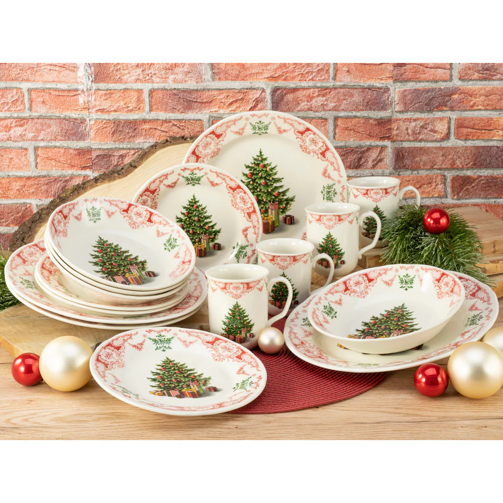 CreaTable Kombiservice »Season Greeting«, (16 tlg., Kaffeeservice und Tafelservice im Set, für 4 Personen), Service, traditionelles Weihnachtsmotiv CreaTable Kombiservice »Season Greeting«, (16 Tlg., Kaffeeservice Und Tafelservice Im Set, Für 4 Personen), Service, Traditionelles Weihnachtsmotiv -Erstellbar Geschäft 9df295d94fe44b26bbb3d2007bb0d16b