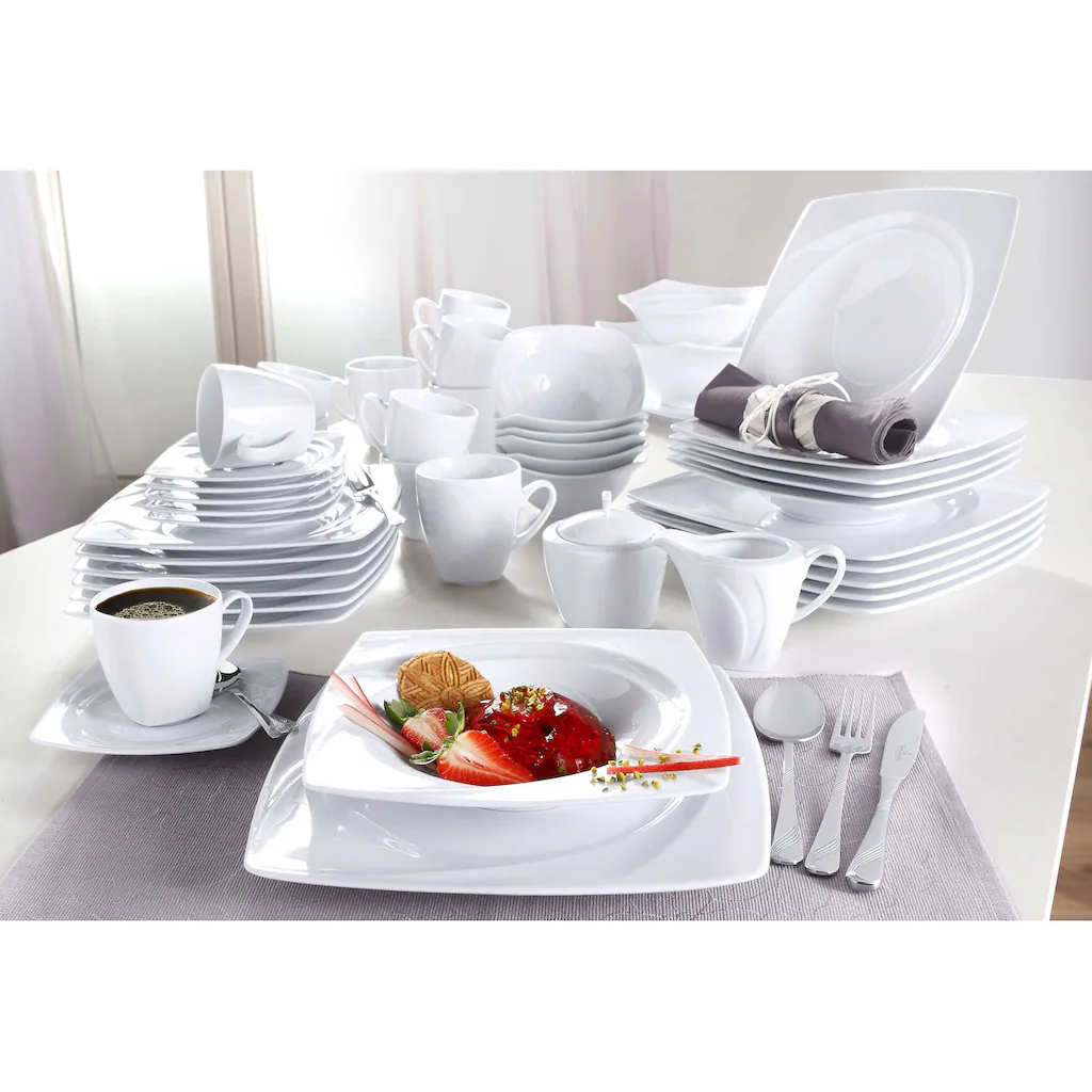 CreaTable Kombiservice »Celebration«, (Set, 30 tlg., Kaffeeservice und Tafelservice im Set, für 6 Personen), Service, weiß, spülmaschinenfest CreaTable Kombiservice »Celebration«, (Set, 30 Tlg., Kaffeeservice Und Tafelservice Im Set, Für 6 Personen), Service, Weiß, Spülmaschinenfest -Erstellbar Geschäft 9e952c040d68fb0f60f89772a89fad3c