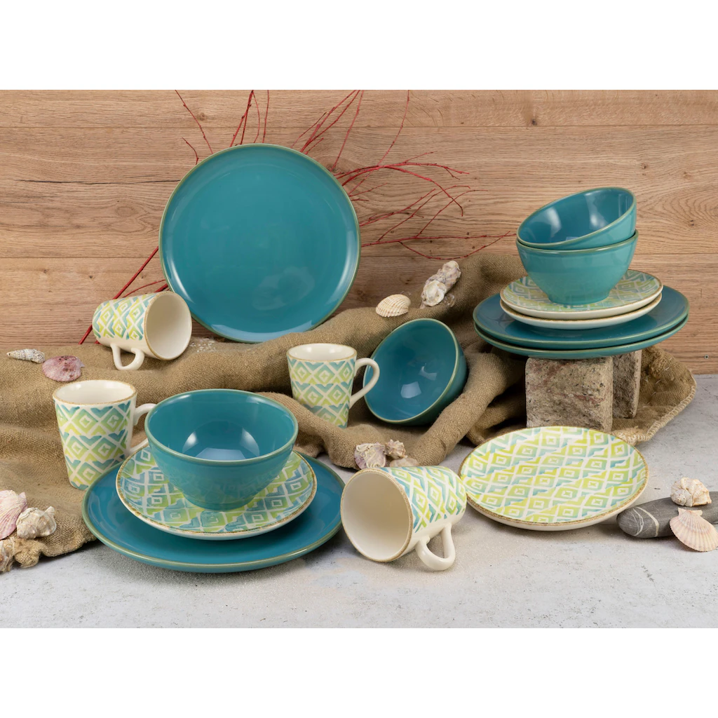 CreaTable Kombiservice »Sevilla«, (Set, 16 tlg., Kaffeeservice und Tafelservice im Set, für 4 Personen), Service, Fliesenmotiv, Made in Europe CreaTable Kombiservice »Sevilla«, (Set, 16 Tlg., Kaffeeservice Und Tafelservice Im Set, Für 4 Personen), Service, Fliesenmotiv, Made In Europe -Erstellbar Geschäft 9ebb7ac1e3c45690bb3d8c1b55f52275