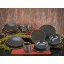 CreaTable Kombiservice »Rusty«, (Set, 20 Tlg., Kaffeeservice Und Tafelservice Im Set, Für 4 Personen), Service, Seidenmatte Glasur -Erstellbar Geschäft 9feed9fbd136f55104fc6a336e35d418