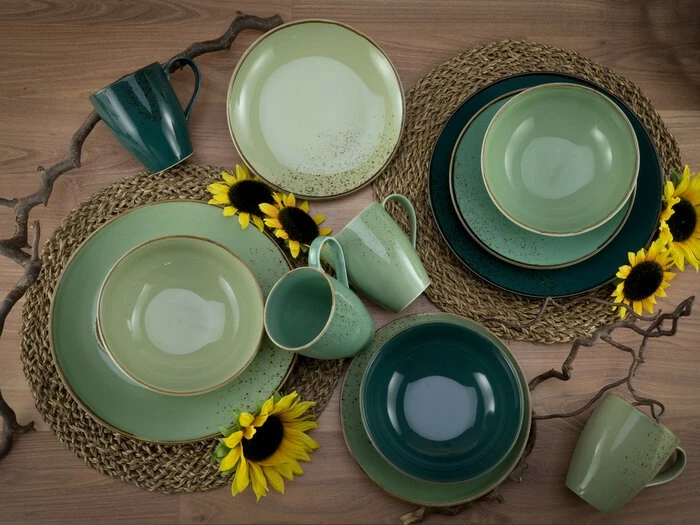 Kombiservice Green Life 16tlg. Kombiservice Green Life 16tlg. -Erstellbar Geschäft FJPG S700 223