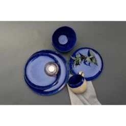 CreaTable Kombiservice »Deep Blue Sea«, (Set, 8 Tlg., Kaffeeservice Und Tafelservice Im Set, Für 2 Personen), Service, Organische Form, Jedes Stück Ist Ein Unikat, Made In Europe -Erstellbar Geschäft a7f6a80dda982e9f2e212405c015b37f