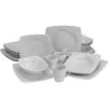 CreaTable Kombiservice »Celebration«, (Set, 16 Tlg., Kaffeeservice Und Tafelservice Im Set, Für 4 Personen), Service, Weiß, Abgerundete Ecken, Ausdrucksstarkes Innenrelief -Erstellbar Geschäft a9a17ffd6a66ff28d2873ebd60088a11