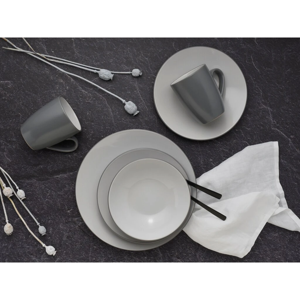 CreaTable Kombiservice »Cool Grey«, (Set, 16 tlg., Kaffeeservice und Tafelservice im Set, für 4 Personen), Service, einzigartige Optik CreaTable Kombiservice »Cool Grey«, (Set, 16 Tlg., Kaffeeservice Und Tafelservice Im Set, Für 4 Personen), Service, Einzigartige Optik -Erstellbar Geschäft a9a34084692c769c8504c6384748911a