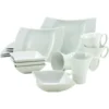 CreaTable Kombiservice »WING«, (Set, 16 Tlg., Kaffeeservice Und Tafelservice Im Set, Für 4 Personen), Service, Weiß, Mikrowellengeeignet -Erstellbar Geschäft a9f1464c88ce82c88cf1953c40672fb2
