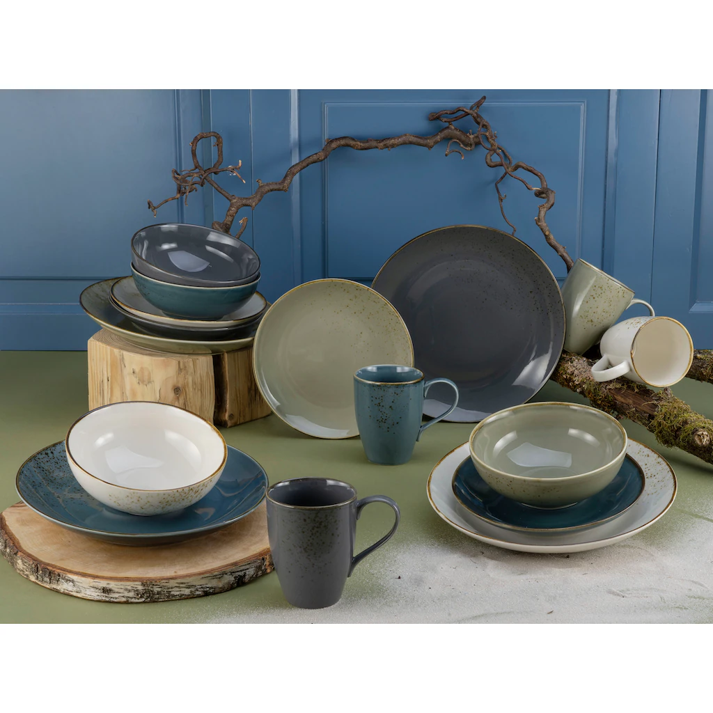 CreaTable Kombiservice »NATURE COLLECTION Nordic Style«, (Set, 16 tlg., Kaffeeservice und Tafelservice im Set, für 4 Personen), Service, handwerklicher Look CreaTable Kombiservice »NATURE COLLECTION Nordic Style«, (Set, 16 Tlg., Kaffeeservice Und Tafelservice Im Set, Für 4 Personen), Service, Handwerklicher Look -Erstellbar Geschäft aa1fd4422a8c76ae31b06a4b58e3afff