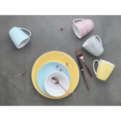 CreaTable Kombiservice »Pastello«, (Set, 16 Tlg., Kaffeeservice Und Tafelservice Im Set, Für 4 Personen), Service, Moderne Coupeform, Handgemalte Spirale -Erstellbar Geschäft aaec3a8052f311764ee318571aa5836b