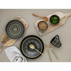 CreaTable Kombiservice »Mandala Gold«, (Set, 16 Tlg., Kaffeeservice Und Tafelservice Im Set, Für 4 Personen), Service, Goldene Orientalische Motive -Erstellbar Geschäft ab41f6596d093d999c1631cfec58bc41