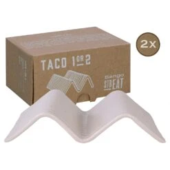 CreaTable Servierplatte »Taco Stand«, (Set, 2 Tlg.), Servier Set, Weiß, Topaktueller „Street Food“ Trend -Erstellbar Geschäft b30844d63530747badd593e593232d2d