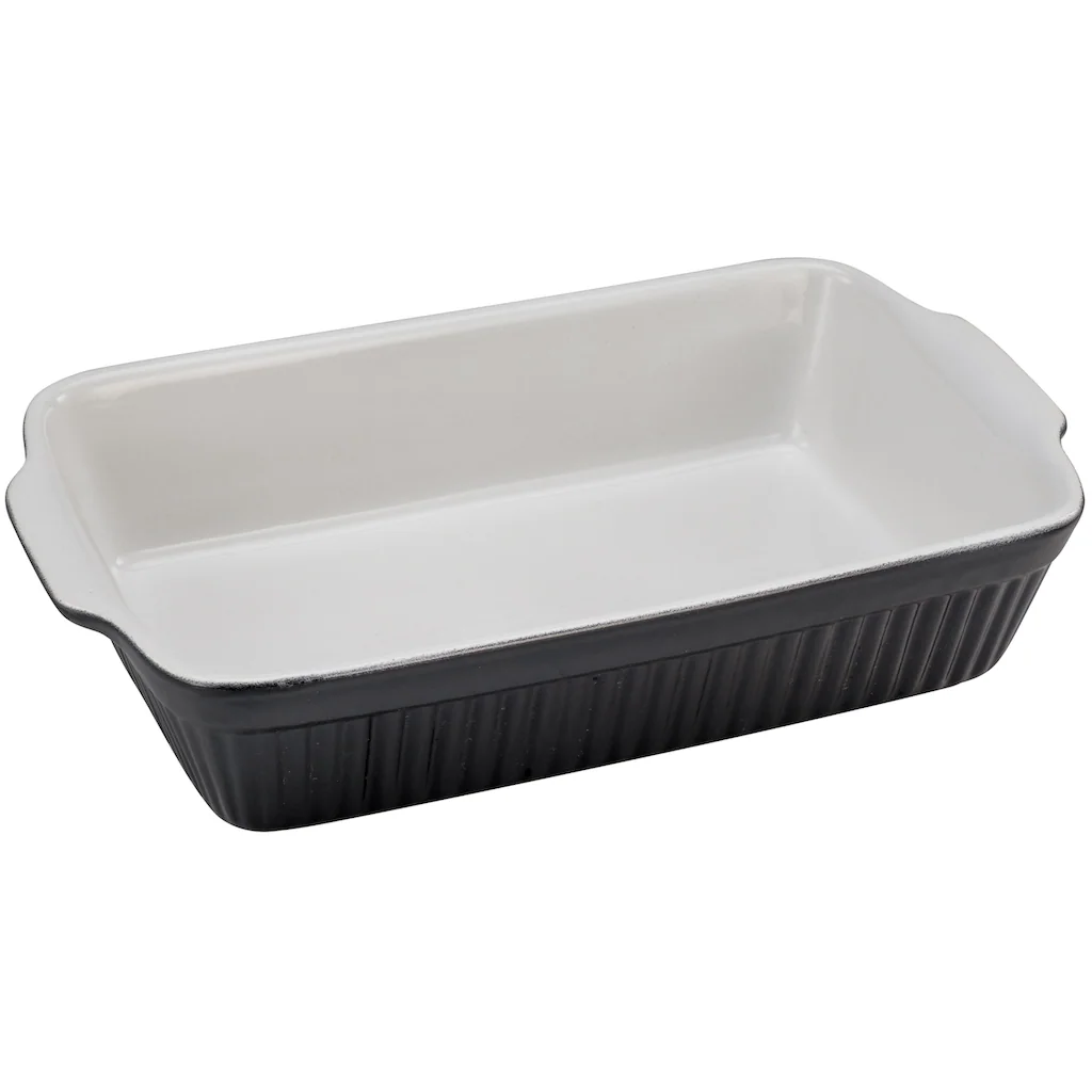 CreaTable Auflaufform »Classic Black & White«, Steinzeug, (1 St.), außen Schwarz, innen strahlend weiß und glänzend, 20x34 cm CreaTable Auflaufform »Classic Black & White«, Steinzeug, (1 St.), Außen Schwarz, Innen Strahlend Weiß Und Glänzend, 20x34 Cm -Erstellbar Geschäft b57acb4ac8736f13510e6638cb1305d1