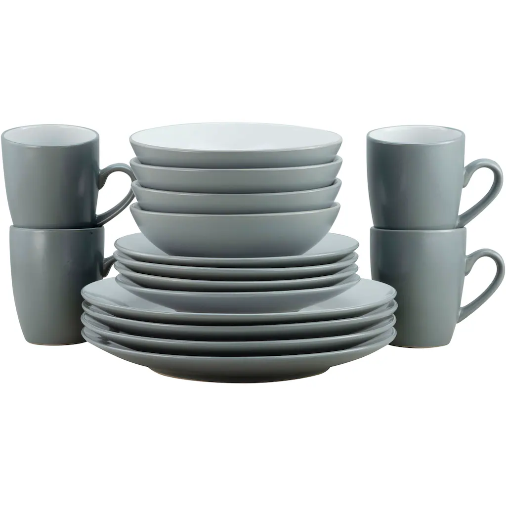 CreaTable Kombiservice »Cool Grey«, (Set, 16 tlg., Kaffeeservice und Tafelservice im Set, für 4 Personen), Service, einzigartige Optik CreaTable Kombiservice »Cool Grey«, (Set, 16 Tlg., Kaffeeservice Und Tafelservice Im Set, Für 4 Personen), Service, Einzigartige Optik -Erstellbar Geschäft c1aacf68e7f6b8f8ea1b4a949f06b129